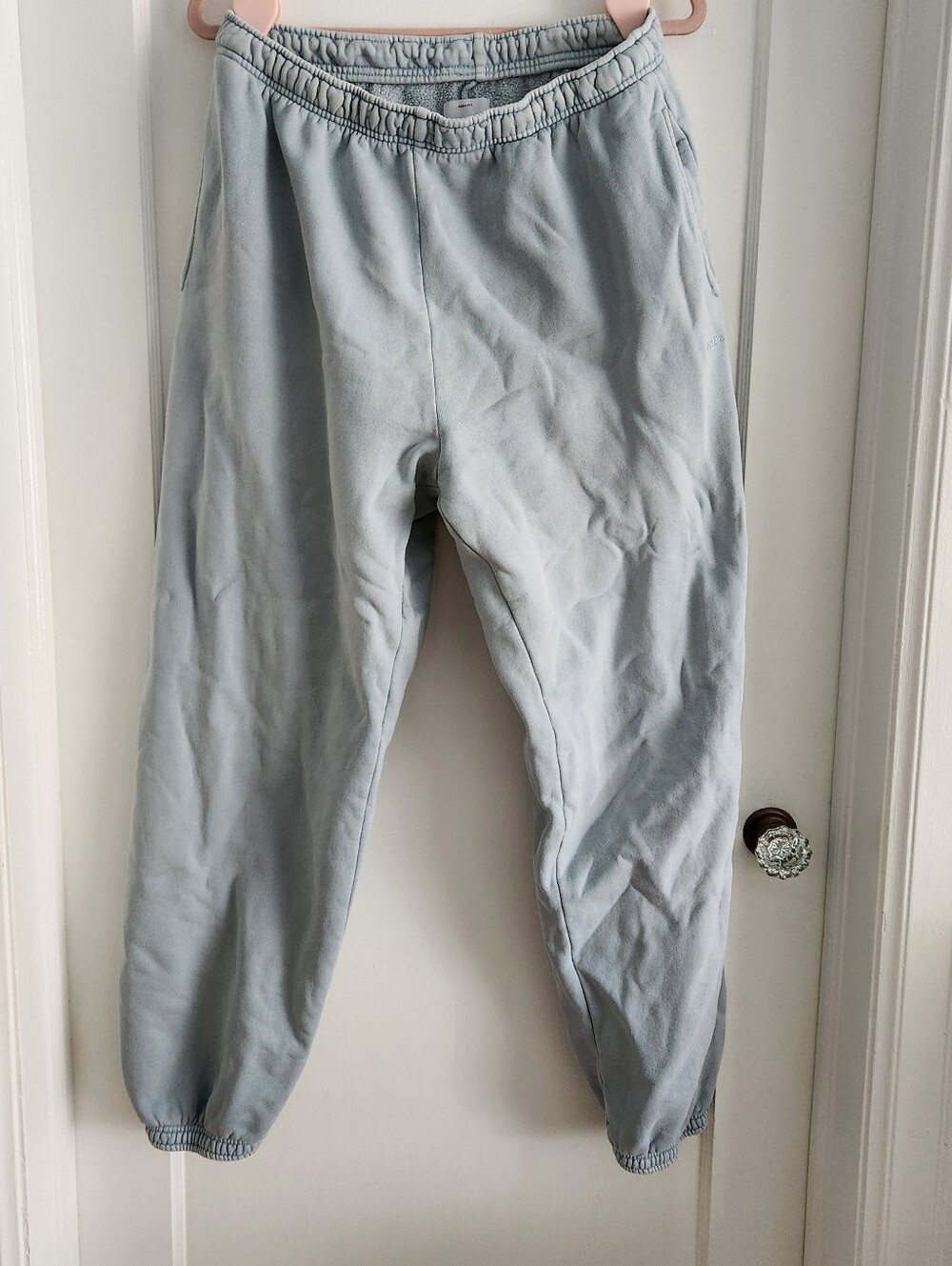 Size L Light Blue Aritzia Mega Fit Sweat Fleece Sweatpants